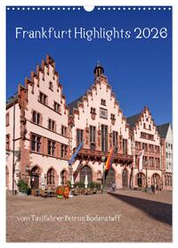 Vorderes Coverbild Frankfurt Highlights (Wandkalender 2026 DIN A3 hoch), CALVENDO Monatskalender