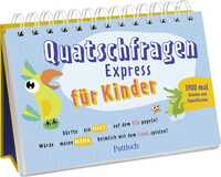 Vorderes Coverbild Quatschfragen-Express für Kinder
