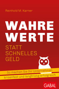 Vorderes Coverbild Wahre Werte statt schnelles Geld