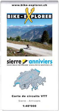 Vorderes Coverbild Bike-Explorer Karten Sierre /Anniviers