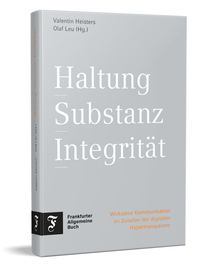 Vorderes Coverbild Haltung, Substanz, Integrität