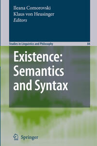 Vorderes Coverbild Existence: Semantics and Syntax