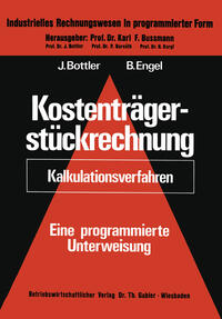 Vorderes Coverbild Kostenträgerstückrechnung (Kalkulationsverfahren)