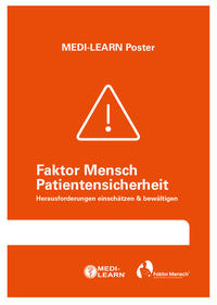 Vorderes Coverbild Faktor Mensch Patientensicherheit - Herausforderungen einschätzen & bewältigen