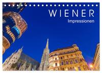 Vorderes Coverbild W I E N E R Impressionen (Tischkalender 2025 DIN A5 quer), CALVENDO Monatskalender