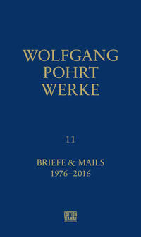 Vorderes Coverbild Werke Band 11