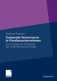 Vorderes Coverbild Corporate Governance in Familienunternehmen