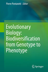 Vorderes Coverbild Evolutionary Biology: Biodiversification from Genotype to Phenotype
