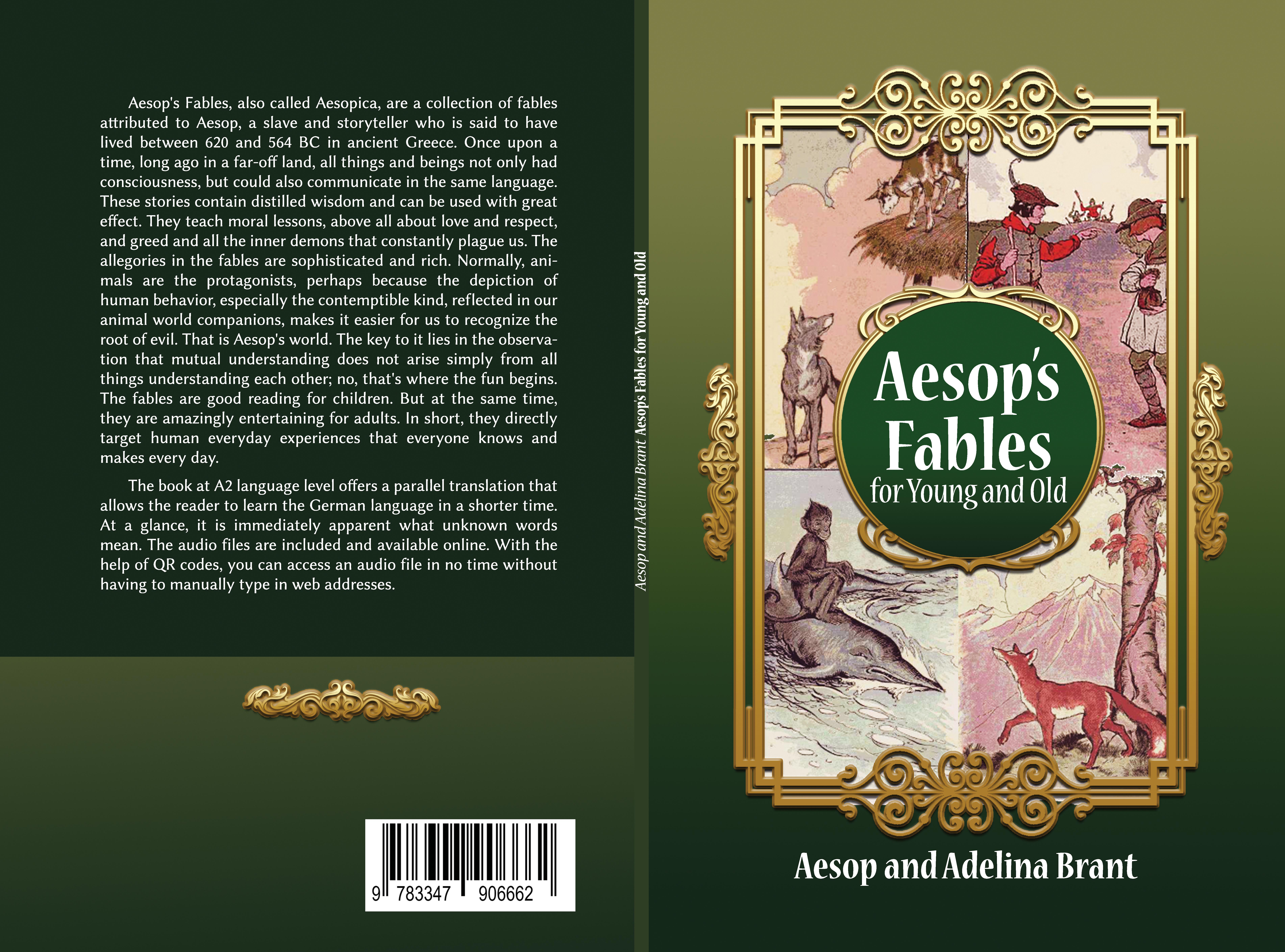 Gesamtes Coverbild Aesop's Fables for Young and Old