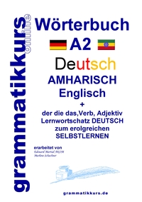 Vorderes Coverbild Wörterbuch Deutsch - Amharisch - Englisch A2