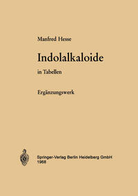 Vorderes Coverbild Indolalkaloide in Tabellen