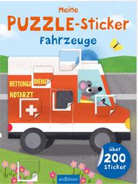 Vorderes Coverbild Meine Puzzle-Sticker – Fahrzeuge