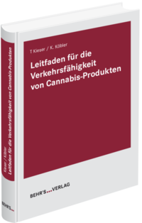 Vorderes Coverbild Leitfaden für die Verkehrsfähigkeit von Cannabis-Produkten