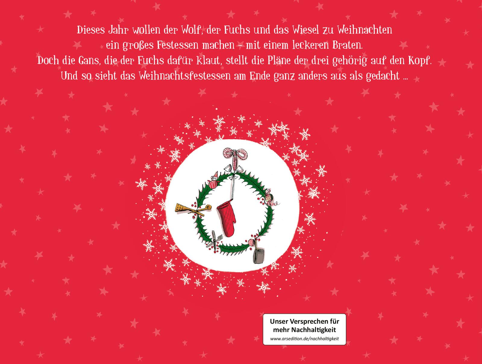 Rückseitencover Wie sich die Weihnachtsgans vor dem Ofen rettete