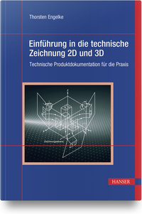 Vorderes Coverbild Einführung in die technische Zeichnung 2D und 3D
