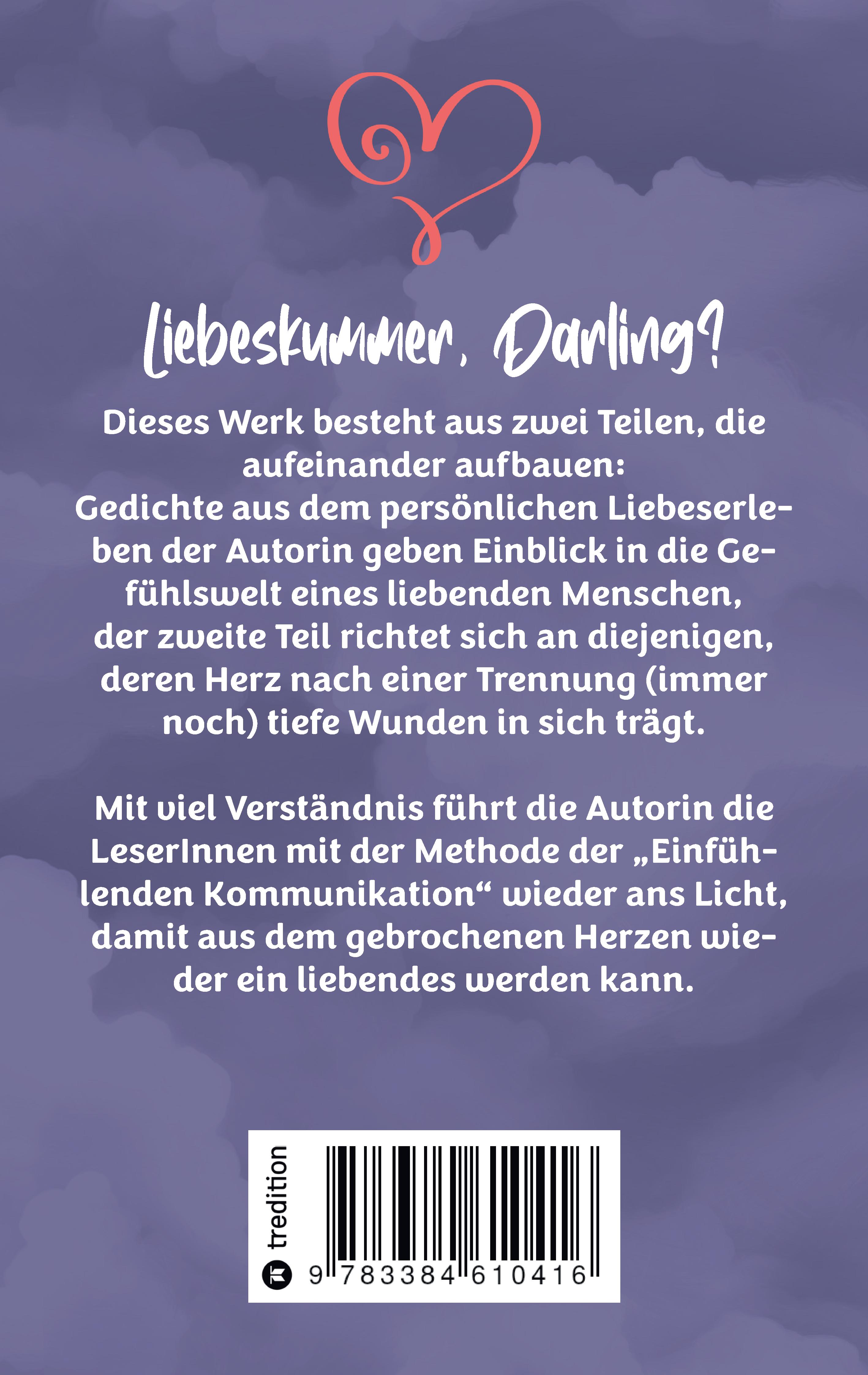 Rückseitencover Hör deinen Schrei nach Liebe & Liebeskummer, Darling