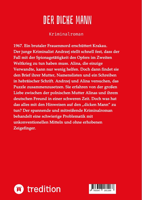 Rückseitencover Der dicke Mann
