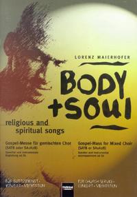 Vorderes Coverbild Body + Soul. Chorpartitur SATB/SAAB
