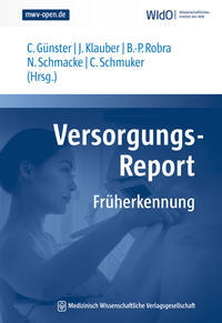 Vorderes Coverbild (hohe Qualität) Versorgungs-Report Früherkennung