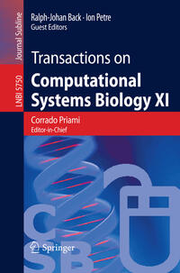 Vorderes Coverbild Transactions on Computational Systems Biology XI