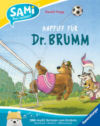 Vorderes Coverbild SAMi – dein Lesebär - Anpfiff für Dr. Brumm