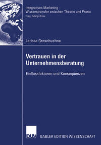 Vorderes Coverbild Vertrauen in der Unternehmensberatung