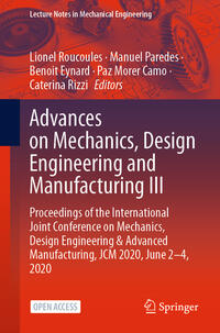 Vorderes Coverbild Advances on Mechanics, Design Engineering and Manufacturing III