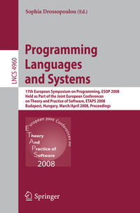 Vorderes Coverbild Programming Languages and Systems