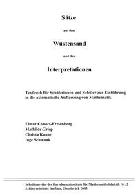 Vorderes Coverbild Sätze aus dem Wüstensand und ihre Interpretationen