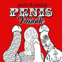Vorderes Coverbild Penis Parade Malbuch fürErwachsene