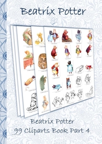 Vorderes Coverbild Beatrix Potter 99 Cliparts Book Part 4 ( Peter Rabbit )