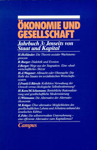 Vorderes Coverbild Ökonomie und Gesellschaft / Jenseits von Staat und Kapital?
