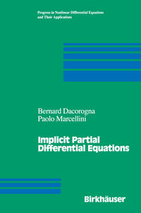 Vorderes Coverbild Implicit Partial Differential Equations