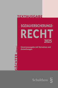 Vorderes Coverbild Sozialversicherungsrecht 2025