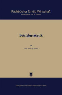 Vorderes Coverbild Betriebsstatistik