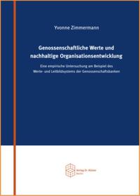 Vorderes Coverbild Genossenschaftliche Werte und nachhaltige Organisationsentwicklung
