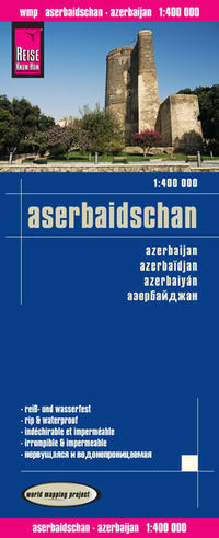 Vorderes Coverbild Reise Know-How Landkarte Aserbaidschan (1:400.000)