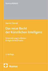 Vorderes Coverbild Das neue Recht der Künstlichen Intelligenz