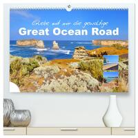 Vorderes Coverbild Erlebe mit mir die gewaltige Great Ocean Road (hochwertiger Premium Wandkalender 2025 DIN A2 quer), Kunstdruck in Hochglanz