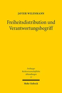 Vorderes Coverbild Freiheitsdistribution und Verantwortungsbegriff
