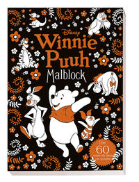 Vorderes Coverbild Disney Winnie Puuh: Malblock: über 60 wundervolle Motive zum Ausmalen!