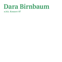 Vorderes Coverbild Dara Birnbaum