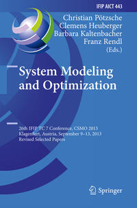 Vorderes Coverbild System Modeling and Optimization