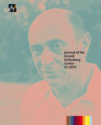 Vorderes Coverbild Journal of the Arnold Schönberg Center
