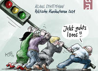 Vorderes Coverbild Stuttmann Karikaturen 2021