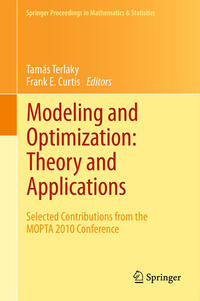 Vorderes Coverbild Modeling and Optimization: Theory and Applications