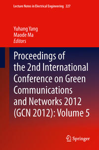 Vorderes Coverbild Proceedings of the 2nd International Conference on Green Communications and Networks 2012 (GCN 2012): Volume 5