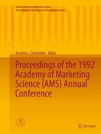 Vorderes Coverbild Proceedings of the 1992 Academy of Marketing Science (AMS) Annual Conference