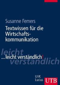 Vorderes Coverbild Textwissen für die Wirtschaftskommunikation