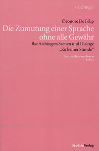 Vorderes Coverbild Die Zumutung einer Sprache ohne alle Gewähr